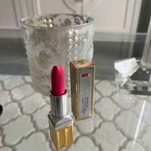 Elizabeth Arden Fuchsia Lipstick in Gold and Silver Case